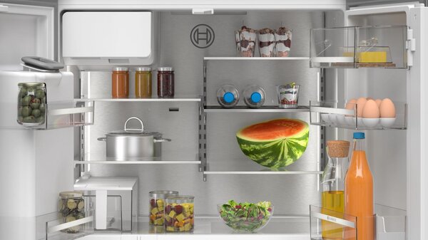 Bosch Frigorifero Americano Side by Side Capacit 574 Litri Classe energetica E Raffreddamento No Frost colore Inox - KFI96APEA