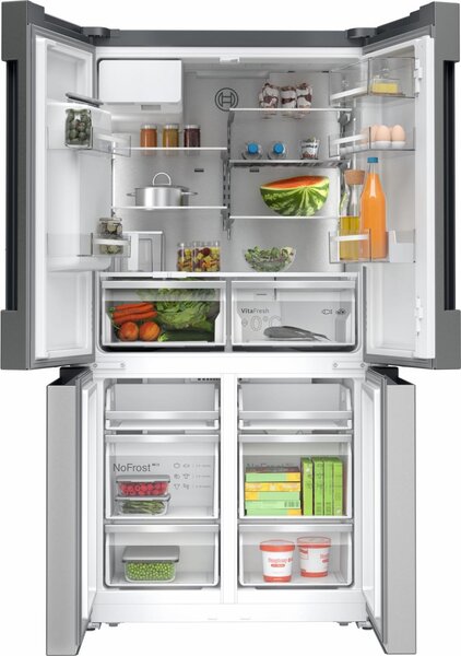 Bosch Frigorifero Americano Side by Side Capacit 574 Litri Classe energetica E Raffreddamento No Frost colore Inox - KFI96APEA