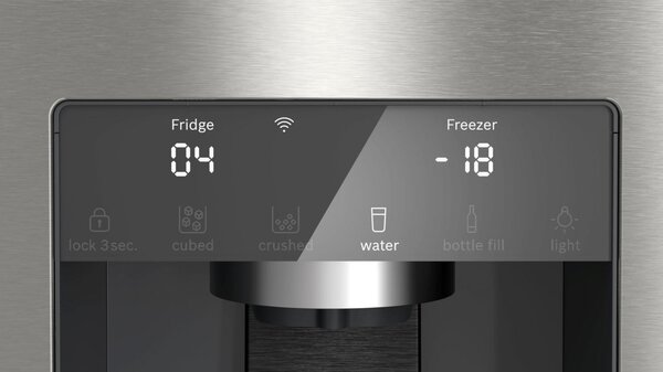 Bosch Frigorifero Americano Side by Side Capacit 574 Litri Classe energetica E Raffreddamento No Frost colore Inox - KFI96APEA