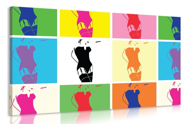 Quadro su tela – Fascino femminile pop art