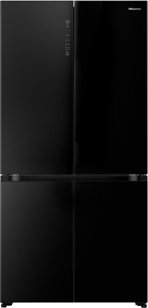 Hisense Frigorifero Americano Side by Side Capacit 591 Litri Classe energetica E Raffreddamento No Frost colore Nero - RQ768N4GBE