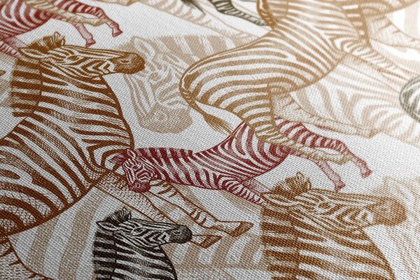 Stampa su tela – Regno delle zebre