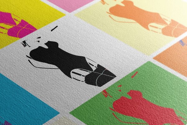 Quadro su tela – Fascino femminile pop art