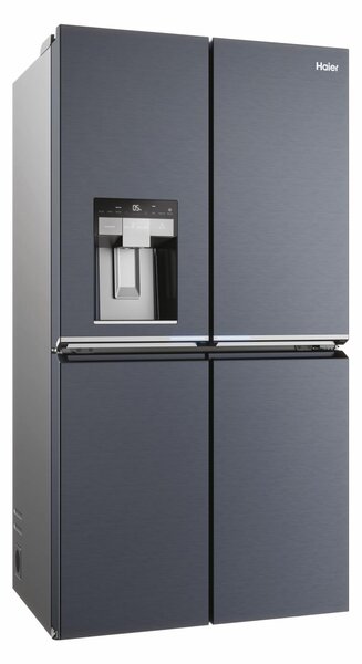 Haier Frigorifero Americano Side by Side Capacit 601 Litri Classe energetica E Raffreddamento No Frost colore Nero - HCR7918EIMB Cube 90 Series 7