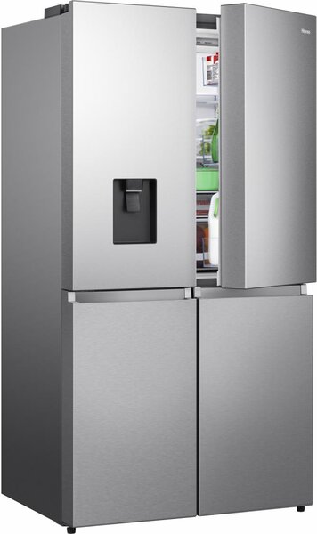 Hisense Frigorifero Americano Side by Side Capacit 606 Litri Classe energetica E Raffreddamento No Frost colore Inox - RQ758N4SWSE