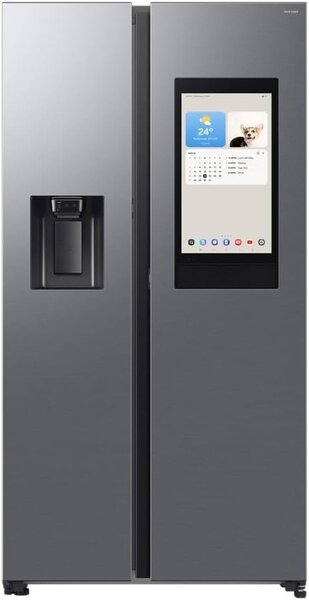 Samsung Frigorifero Americano Side by Side Capacit 614 Litri Classe energetica E Raffreddamento No Frost colore Acciaio Inox - RS90F66BETEF