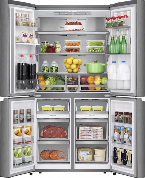 Hisense Frigorifero Americano Side by Side Capacit 606 Litri Classe energetica E Raffreddamento No Frost colore Inox - RQ758N4SWSE