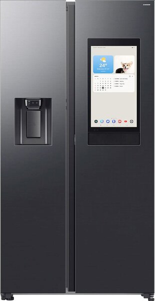 Samsung Frigorifero Americano Side by Side Capacit 614 Litri Classe energetica E Raffreddamento No Frost colore Nero - RS90F66BEFEF Series 9