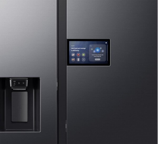 Samsung Frigorifero Americano Side by Side Capacit 621 Litri Classe energetica D Raffreddamento No Frost AI Home colore Nero - RS90F64EDFEF