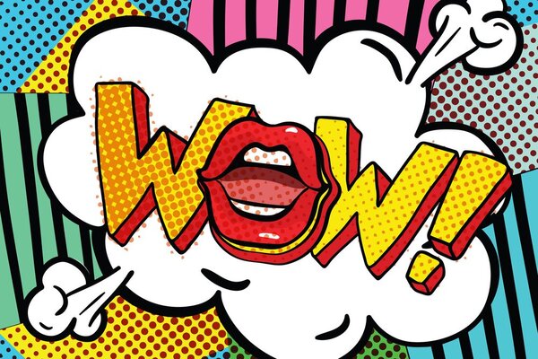 Stampa su tela – In stile pop art - WOW!
