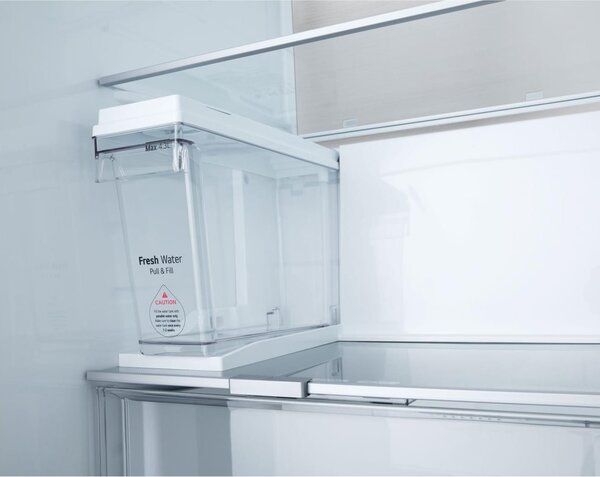 Lg Frigorifero Americano Side by Side Capacit 623 Litri Classe energetica B Raffreddamento No Frost colore Acciaio Inox - GSLE91MBAB.AMBQEUR