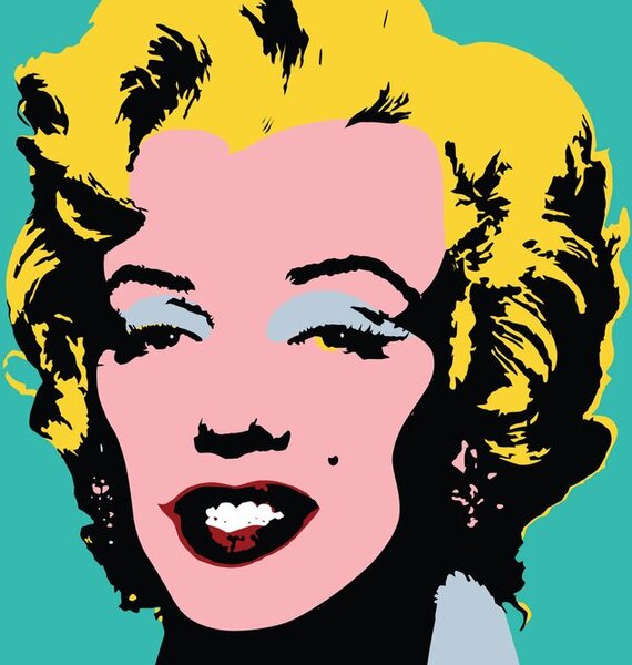 Stampa su tela – Iconica Marilyn Monroe in design pop art