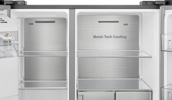 Hisense Frigorifero Americano Side by Side Capacit 632 Litri No Frost Classe E colore Inox - RS818N4TIE