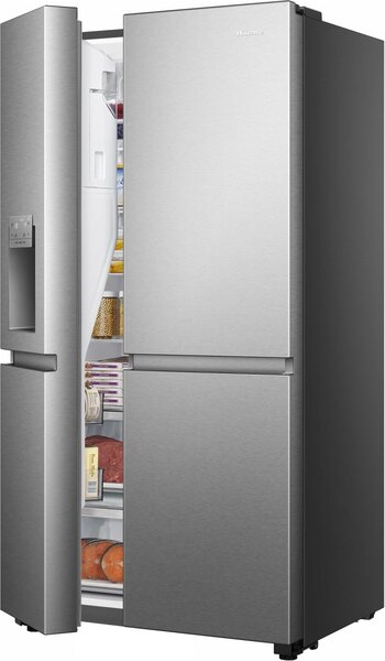 Hisense Frigorifero Americano Side by Side Capacit 632 Litri No Frost Classe E colore Inox - RS818N4TIE