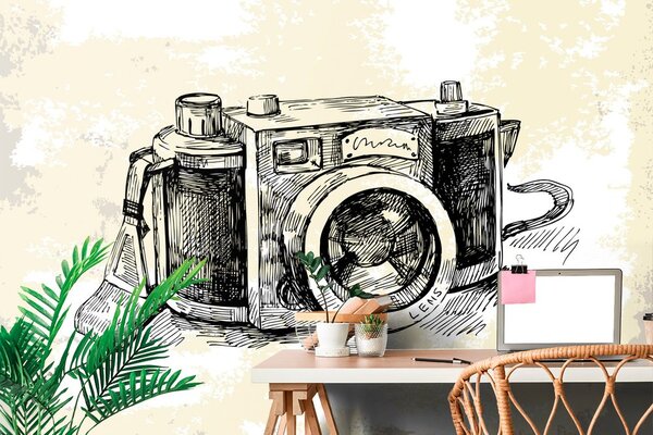 Carta da parati – Fotocamera retrò