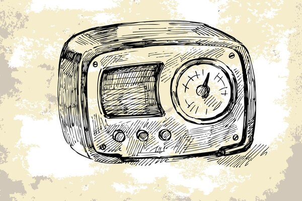 Carta da parati – Elettronica retrò