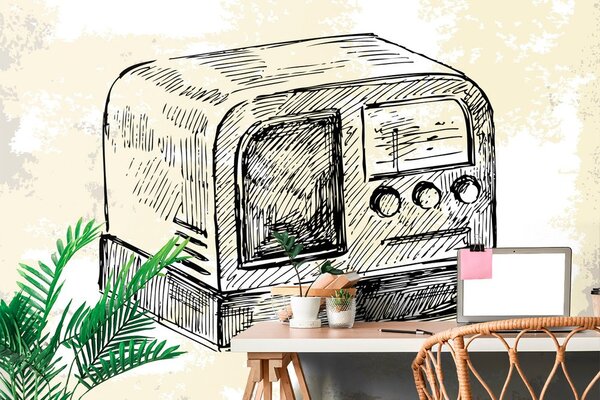 Carta da parati – Radio retrò