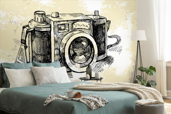 Carta da parati – Fotocamera retrò