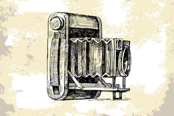 Carta da parati – Telecamera retrò