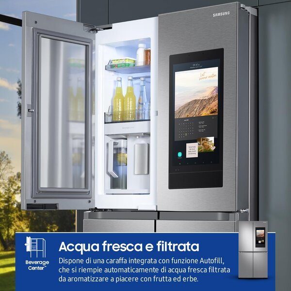 Samsung Frigorifero Americano Side by Side Capacit 636 Litri Classe energetica E Raffreddamento No Frost colore Inox - RF65DG9H0ESREF