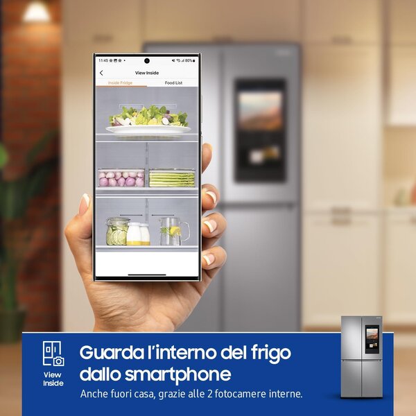 Samsung Frigorifero Americano Side by Side Capacit 636 Litri Classe energetica E Raffreddamento No Frost colore Inox - RF65DG9H0ESREF