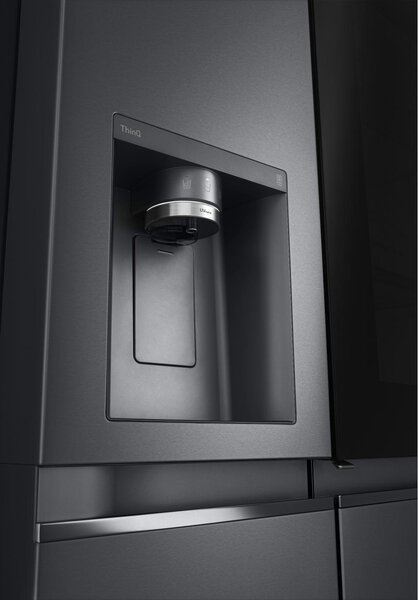 Lg Frigorifero Americano Side by Side Capacit 635 Litri Classe energetica E Raffreddamento Total No Frost colore Nero - GSXV91MCAE