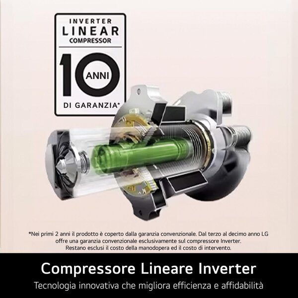 Lg Frigorifero Americano Side by Side Capacit 638 Litri Classe energetica E Raffreddamento No Frost colore Nero - GMG960EVJE InstaView