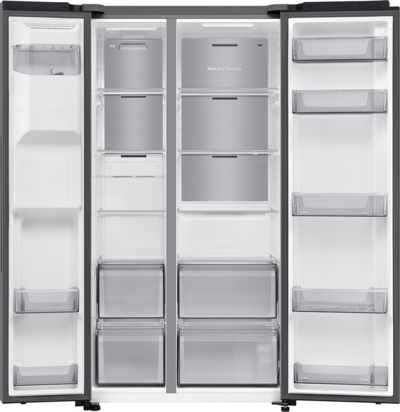 Samsung Frigorifero Americano Side by Side Capacit 640 Litri Classe energetica E Raffreddamento No Frost colore Inox - RS70F64KETEF