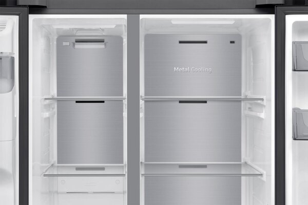 Samsung Frigorifero Americano Side by Side Capacit 640 Litri Classe energetica E Raffreddamento No Frost colore Antracite - RS70F64KEFEF