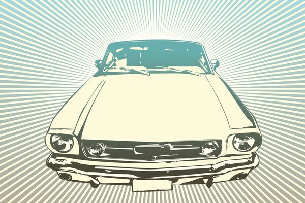 Carta da parati – Auto pop art