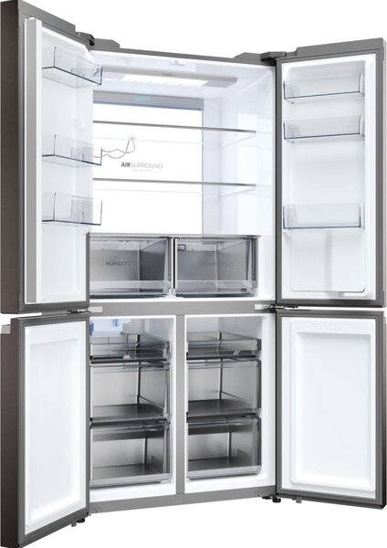 Haier Frigorifero Americano Side by Side Capacit 642 Litri Classe energetica E Raffreddamento No Frost colore Acciaio Inox - HCR79F19EHMD