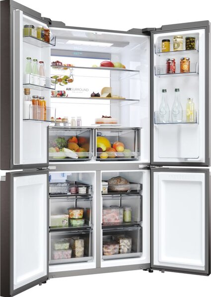 Haier Frigorifero Americano Side by Side Capacit 642 Litri Classe energetica E Raffreddamento No Frost colore Acciaio Inox - HCR79F19EHMD