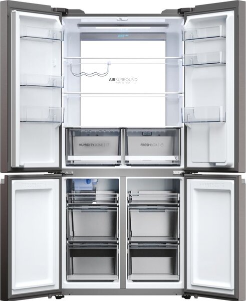 Haier Frigorifero Americano Side by Side Capacit 642 Litri Classe energetica E Raffreddamento No Frost colore Acciaio Inox - HCR79F19EHMD