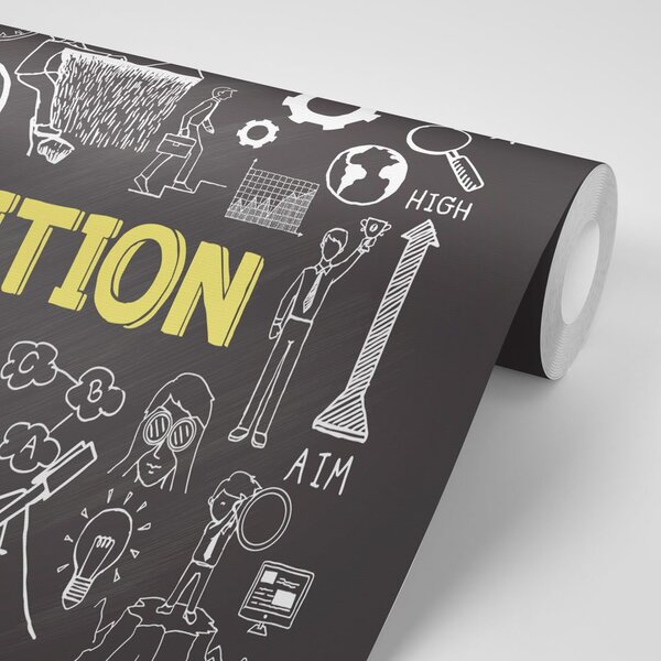 Carta da parati – Lavagna motivazionale - Ambition