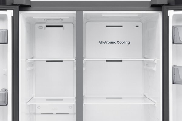 Samsung Frigorifero Americano Side by Side Capacit 659 Litri Classe energetica E Raffreddamento No Frost colore Nero - RS70F65QEFEF