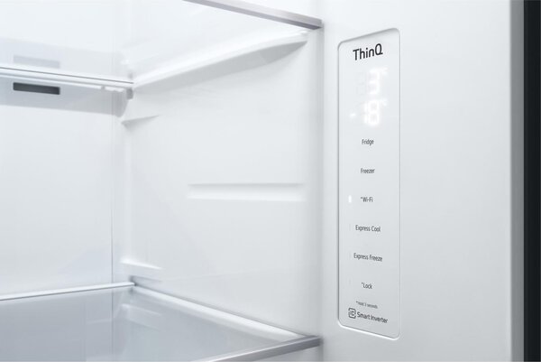 Lg Frigorifero Americano Side by Side Capacit 655 Litri Classe energetica E Raffreddamento No Frost colore Argento - GSVV80PYLL.APYQEUR InstaView