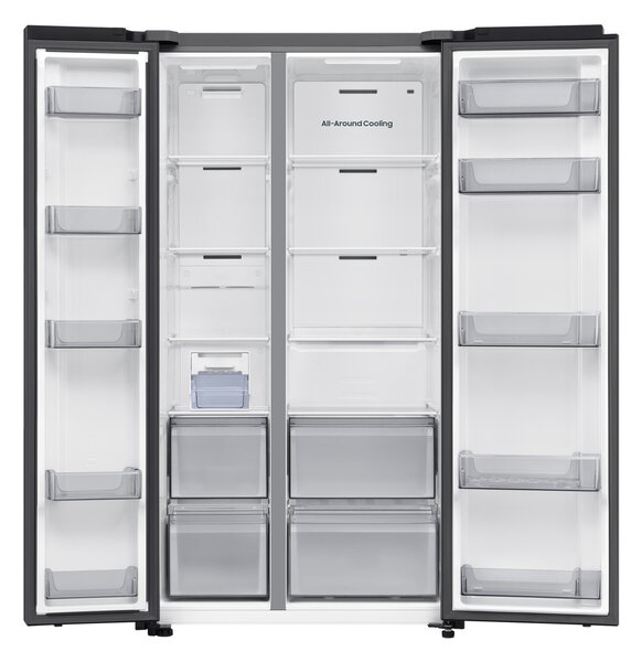 Samsung Frigorifero Americano Side by Side Capacit 659 Litri Classe energetica E Raffreddamento No Frost colore Nero - RS70F65QEFEF