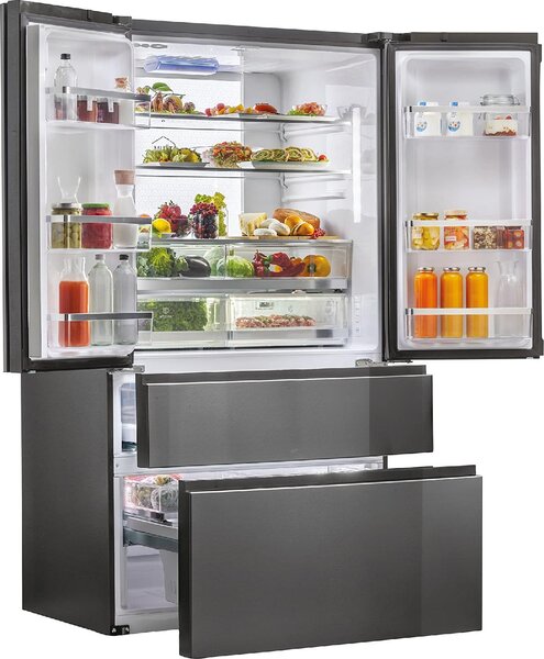 Haier Frigorifero Americano Side by Side Capacit 685 Litri Classe E Raffreddamento No Frost colore Black - HB26FSNAAA