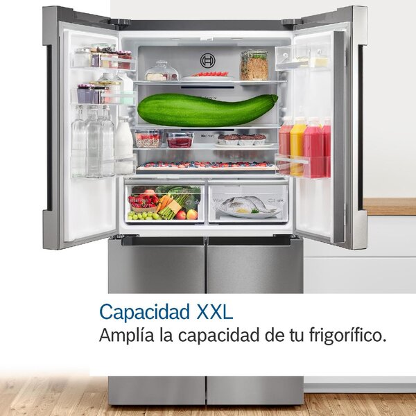 Bosch Frigorifero Americano Side by Side No Frost Capacit 605 Litri Classe E colore Acciaio inossidabile - KFN96VPEA