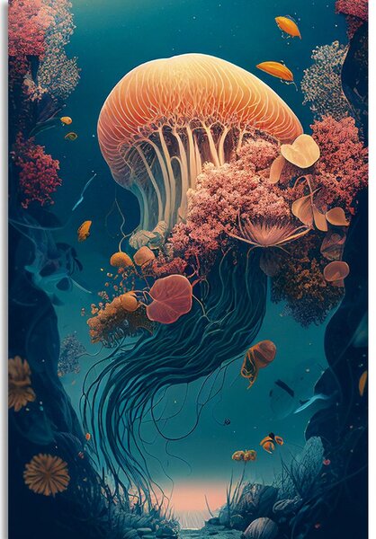 Quadro su tela – Medusa surrealista
