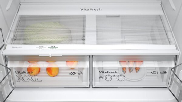 Bosch Frigorifero Americano Side by Side No Frost Capacit 605 Litri Classe E colore Acciaio inossidabile - KFN96VPEA