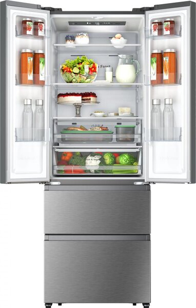 Hisense Frigorifero Americano Side by Side No Frost Capacit 485 Litri Classe E colore Inox - RF632N4BCE