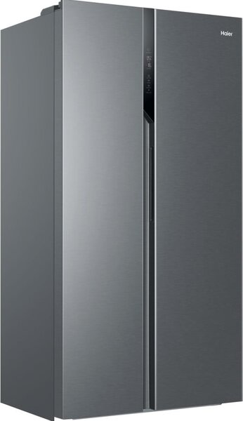 Haier Frigorifero Americano Side by Side No Frost Inverter 528 litri Classe E Colore Gentle Silver - HSR3918ENPG Serie 3