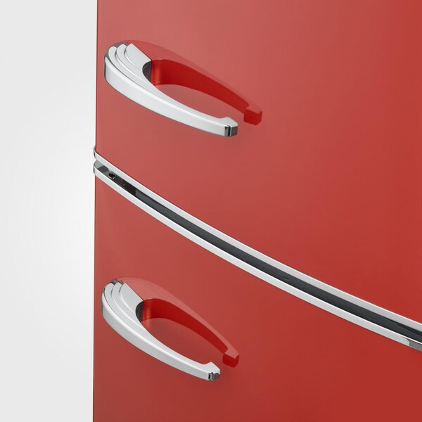 Severin Frigorifero Combinato 225 Litri Classe E Raffreddamento No Frost colore Rosso - RKG8997