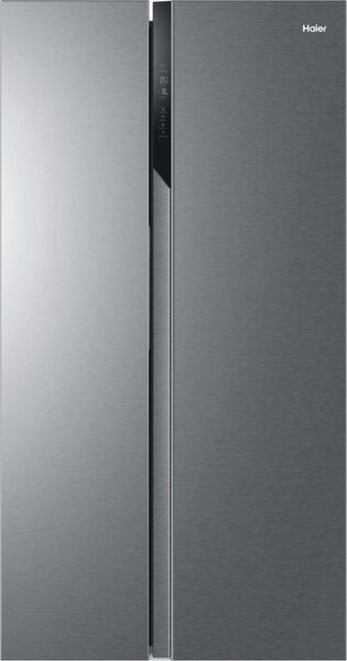 Haier Frigorifero Americano Side by Side No Frost Inverter 528 litri Classe E Colore Gentle Silver - HSR3918ENPG Serie 3