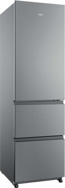 Haier Frigorifero Combinato 3 Porte Capacit 303 Litri Classe energetica E Raffreddamento No Frost colore Acciaio Inox - HTR3518ENMX 3D 55 Serie 3