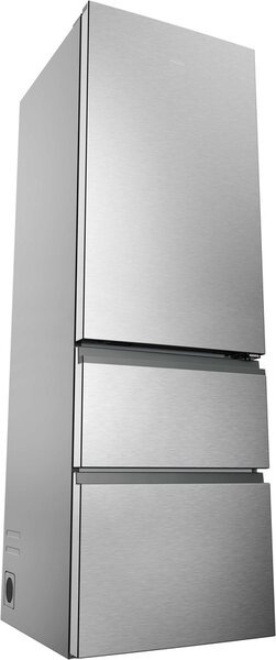 Haier Frigorifero Combinato 3 Porte Capacit 360 Litri Classe energetica C Raffreddamento No Frost colore Argento - HTR3618CNMG 3D 60 Serie 3