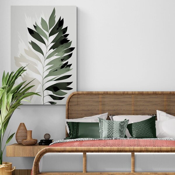 Quadro su tela – Felce minimalista