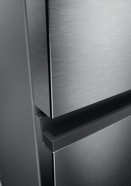 Haier Frigorifero Combinato 3 Porte Capacit 360 Litri Classe energetica D Raffreddamento No Frost colore Acciaio Inox - HTW 3618DNMG