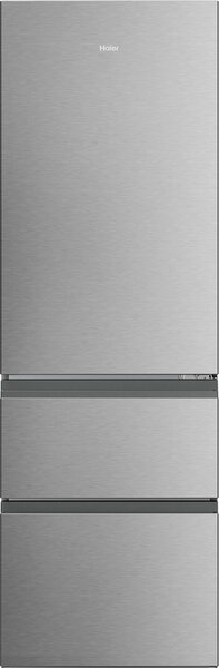 Haier Frigorifero Combinato 3 Porte Capacit 360 Litri Classe energetica C Raffreddamento No Frost colore Argento - HTR3618CNMG 3D 60 Serie 3